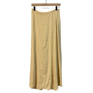 Max Studio Leon Max Limited Edition Stretch‎ Silk High Rise Palazzo Pants XS
